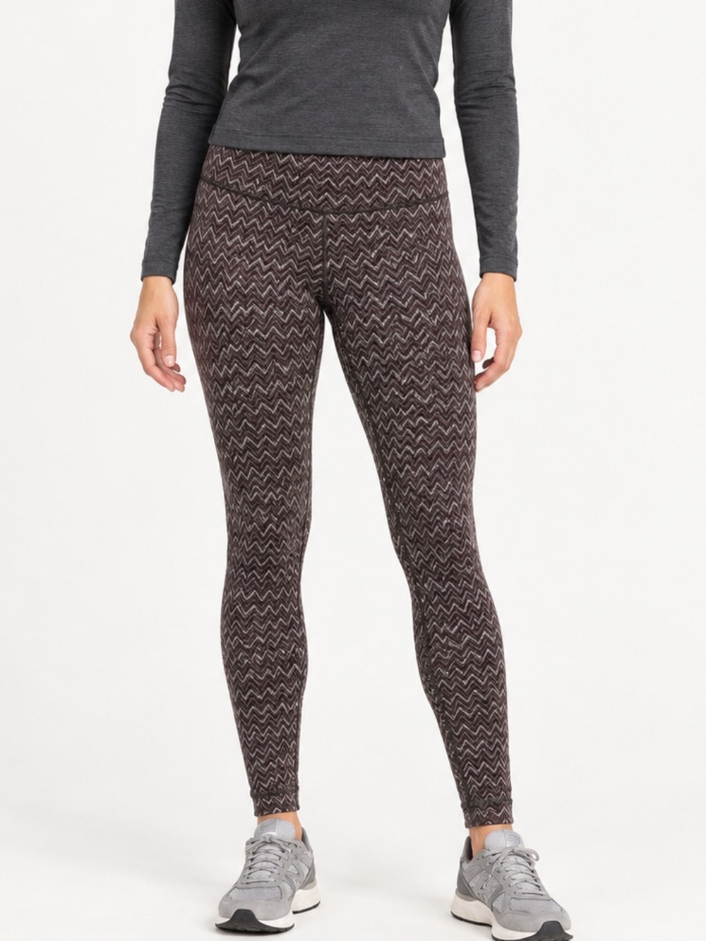 Smartwool Merino Wool Chevron Base Layer Leggings Women's M Gorpcore